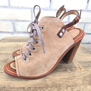 Rag & Bone Lace-up Peep Toe Heels